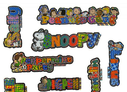 Peanuts Gang Holographic Foil Sticker Set - Includes Marcie And Franklin!