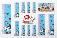2013 Snoopy In Ginza 15th Anniversary Sticker Set - snoopn4pnuts.com