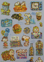 Peanuts Holographic Sticker Set - Unique Designs! - snoopn4pnuts.com