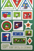 Peanuts Christmas Sticker Set - Great For Scrapbooking! - snoopn4pnuts.com