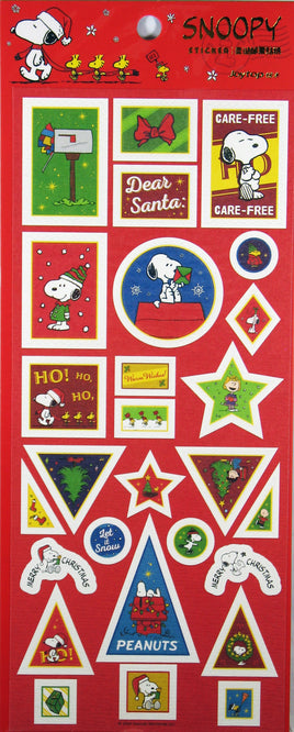 Peanuts Christmas Sticker Set - Great For Scrapbooking! - snoopn4pnuts.com