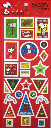 Peanuts Christmas Sticker Set - Great For Scrapbooking! - snoopn4pnuts.com