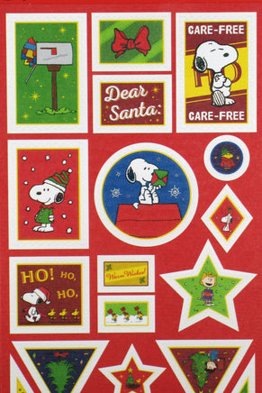 Peanuts Christmas Sticker Set - Great For Scrapbooking! - snoopn4pnuts.com