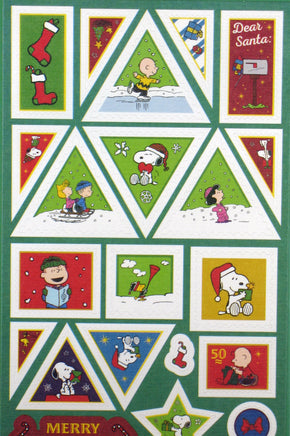 Peanuts Christmas Sticker Set - Great For Decorating Cards and Scrapbooking! - snoopn4pnuts.com