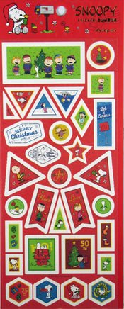 Peanuts Christmas Sticker Set - Great For Decorating Cards and Scrapbooking! - snoopn4pnuts.com