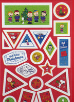 Peanuts Christmas Sticker Set - Great For Decorating Cards and Scrapbooking! - snoopn4pnuts.com