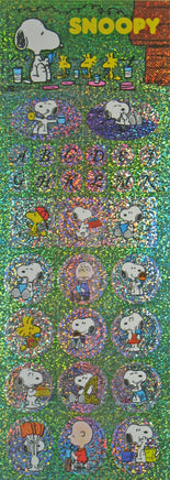 Peanuts Prismatic / Holographic / Metallic Stickers - Dazzling! - snoopn4pnuts.com