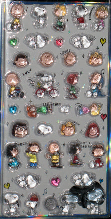 Peanuts Thick (Raised) Vinyl Stickers With Clear Border - Great For Scrapbooking! - snoopn4pnuts.com