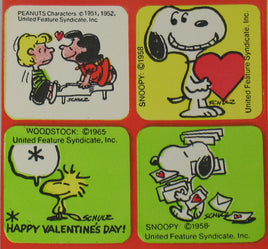Peanuts Vintage Valentine's Day / LOVE Sticker Set - snoopn4pnuts.com