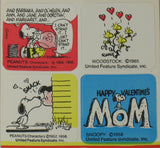 Peanuts Vintage Valentine's Day / LOVE Sticker Set