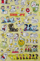 Peanuts Sticker Set With Metallic Gold Accents and Borders - Great for scrapbooking and adding Peanuts decor to cards and envelopes - snoopn4pnuts.com