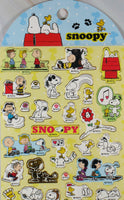 Peanuts Sticker Set With Metallic Gold Accents and Borders - Great for scrapbooking and adding Peanuts decor to cards and envelopes - snoopn4pnuts.com
