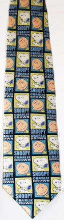 CHARLIE BROWN AND SNOOPY Silk Neck Tie (FREE Gift Box!) - snoopn4pnuts.com