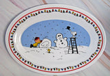 Peanuts Holiday Melamine Serving Platter