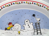 Peanuts Holiday Melamine Serving Platter