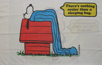 Peanuts Gang Vintage Pillow Case - Happiness Is A Thumb and A Blanket (Good Condition) - snoopn4pnuts.com