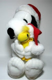 Snoopy Santa Hugging Woodstock Large Plush Doll (20" High!)