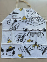 Snoopy and Woodstock Polyester/Linen Apron - snoopn4pnuts.com