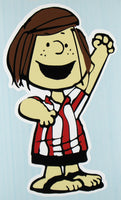 Peppermint Patty Indoor/Outdoor Die-Cut Vinyl Decal (Solid Fill-Full Color)