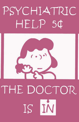 Lucy Psych Booth Indoor/Outdoor Die - Cut Vinyl Decal (Solid Fill - Full Color) - snoopn4pnuts.com