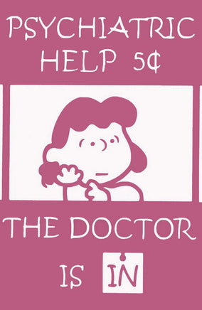 Lucy Psych Booth Indoor/Outdoor Die - Cut Vinyl Decal (Solid Fill - Full Color) - snoopn4pnuts.com