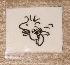 Woodstock Flying Mini Rubber Stamp (New Remounted)