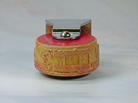 Snoopy Rolling Stamp - Schroeder Playing Piano  Rare!  (Used/Ink Stains)