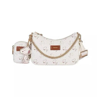 Snoopy 2 - Way Faux Leather Crossbody / Shoulder Purse With Matching Change Purse - snoopn4pnuts.com