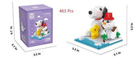 Snoopy Mini Lego Blocks - Style Scene - Snowman - snoopn4pnuts.com