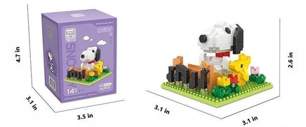 Snoopy Mini Lego Blocks - Style Scene - Music Notes - snoopn4pnuts.com