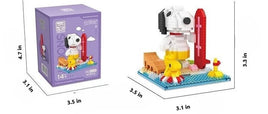 Snoopy Mini Lego Blocks - Style Scene - Surfer - snoopn4pnuts.com
