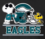 Snoopy Professional Football Indoor/Outdoor Waterproof Vinyl Decal - Philadelphia Eagles