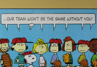 Peanuts Tribute To The Passing of Charles Schulz Print With Mat - Good Bye...... (New But Near Mint - Minor Flaw) - snoopn4pnuts.com