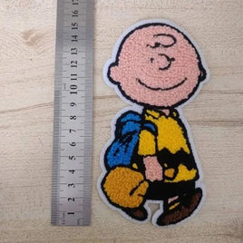 Charlie Brown Large Soft Furry Patch (Sew - On) - 6" High! - snoopn4pnuts.com