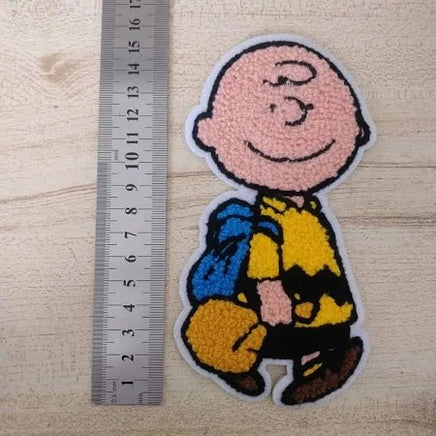 Charlie Brown Large Soft Furry Patch (Sew - On) - 6" High! - snoopn4pnuts.com