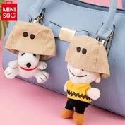 Peanuts Backpack / Key Chain Plush Doll With Removable Hood - snoopn4pnuts.com
