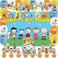 Peanuts Party Ware - Cake Topper (One - Time Use) - Matching Party Ware Sold Separately - snoopn4pnuts.com