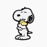 Snoopy Hugs Woodstock Enamel Pin