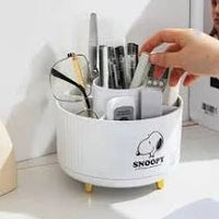 Snoopy Rotating Organizer - Great For Cosmetics, Pens and Pencils, Kitchen Utensils, Cell Phones, Etc. - snoopn4pnuts.com