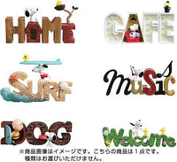 Snoopy Collection of Words 4 - Piece Figurine Series - CAFE - snoopn4pnuts.com