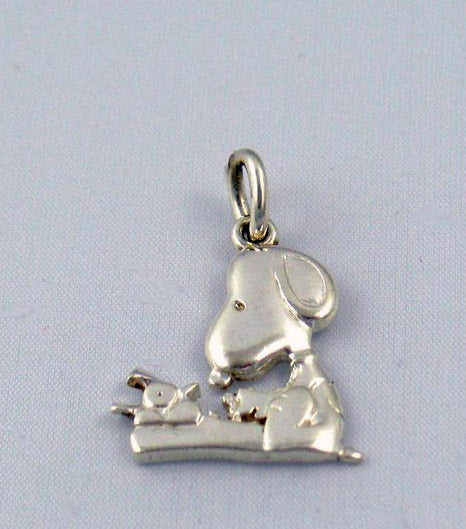 Literary Ace Sterling Silver Pendant / Charm