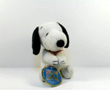 2000 Wendy's Fast Food Toy - Snoopy Plush Clip-On Doll (No Paper Product Tag)