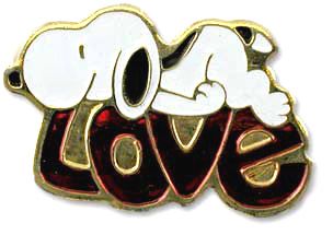 Snoopy Love Enamel Pin
