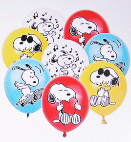Peanuts Latex Party Balloon - SINGLE (Air Fill/NOT Helium) - Matching Party Ware Sold Separately - snoopn4pnuts.com