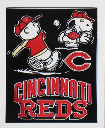 Snoopy Professional Baseball Indoor/Outdoor Waterproof Vinyl Decal - Cincinnati Reds - snoopn4pnuts.com