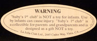 Peanuts 50th Anniversary Baby's First (Golf) Club With Baby Boy Tees (Collectible and NOT a Toy)
