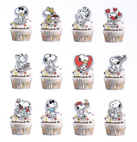 Peanuts 12 - Piece Party Cake Picks Set (Matching Party Ware Sold Separately) - snoopn4pnuts.com