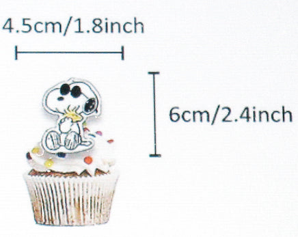 Peanuts 12 - Piece Party Cake Picks Set (Matching Party Ware Sold Separately) - snoopn4pnuts.com