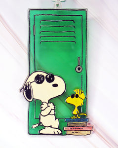 1971 Snoopy Joe Cool Vintage Thick Acrylic Wall / Window Decor (Near Mint)