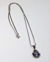 Snoopy Vintage Sterling Silver Necklace With Coin-Style Pendant - RARE!